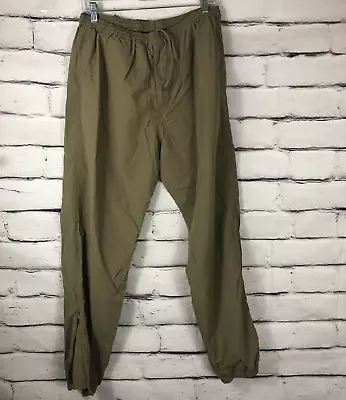 Maiden Noir Mens Size 3 (L) Greenish Brown Warm Up Trousers Jogger Style • $74.99