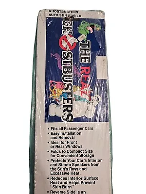 The Real Ghostbusters Auto Sun Shield Car Windshield Shade Sealed Vintage 1986 • $30
