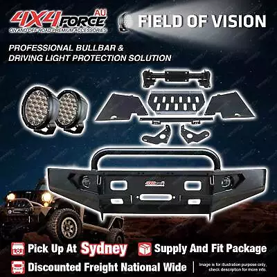 Safari Shield Bumper Bullbar Guard Plate Light For Toyota Hilux Vigo SYD Stock • $1415