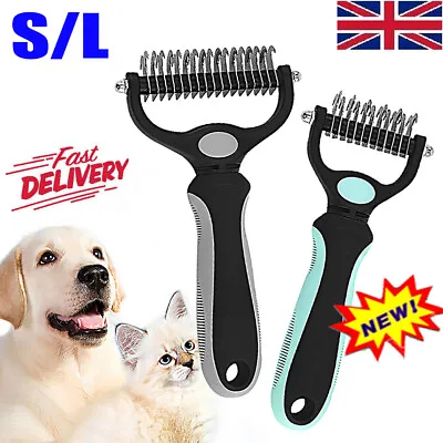 £7.25 • Buy Dog Pet Cat Grooming Comb Brush Undercoat Rake Deshedding Trimmer Tool Z#