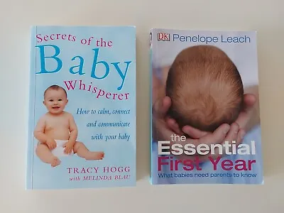 The Essential First Year Baby Whisperer Book Bundle. T. Hogg P. Leach. • £4