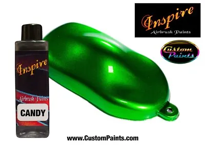 Inspire Airbrush 100ml Candy Green Airbrush Paint Urethane Based • £9.50