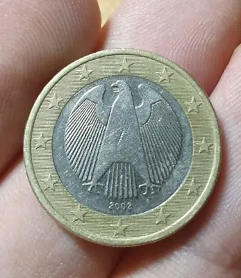 Germany EU Europe Coin 1 EURO 2002 Donate • £89.63