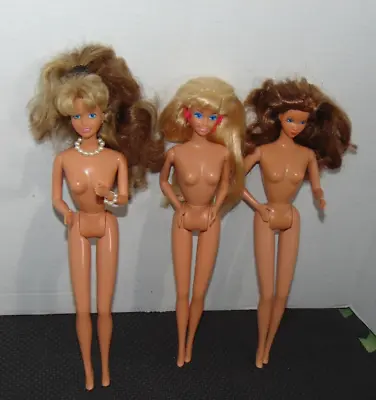 3 VINTAGE 1980s MAGIC CURL  Barbie Superstar Era Lot Of 3 1966 Bodies • $79.99