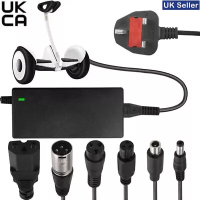 £9.99 • Buy 48V/42V/36V 24V Lithium Battery Power Charger For Electric Scooter Ebike Bicycle