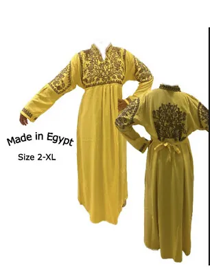 Long Sleeve Galabeya For Women From Egypt Size 2 /XL • £23.74