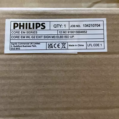 Philips Hanging Emergency Light Fitting Brand New Maintained • £14.99