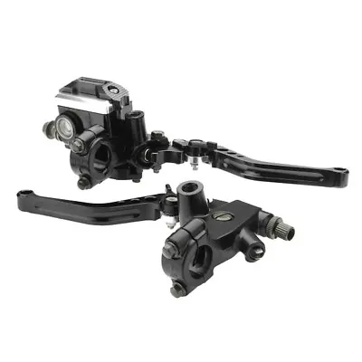 7/8  Motorcycle Front Brake Clutch Levers Master Cylinder Reservoir Lever 2pcs • $47.51