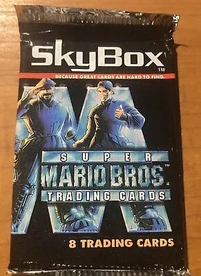 Super Mario Bros 1993 Skybox Trading Card Single Pack Brand New Pack  • $5.99