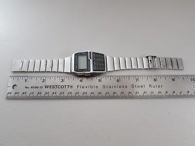 Vintage Casio DBC-1500 Watch 80’s Made In Japan Data Bank 150 Adjustable Band • £133.01