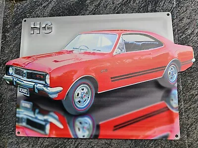 Holden HG GTS Monaro Coupe EMBOSSED Tin Metal Sign 35x23cm NEW • $34.95