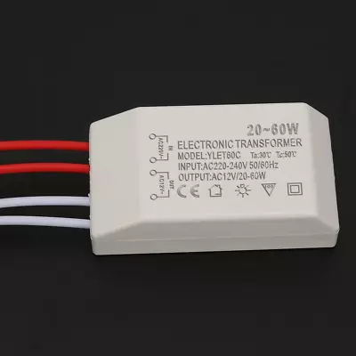 AC 220V To 12V Voltage Converter Transformer 20-60W Electronic Power Supply For • £13.16