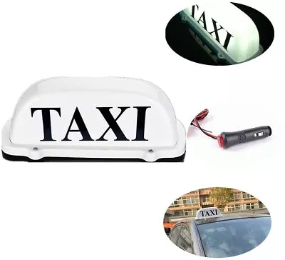 $23.95 • Buy Taxi Sign Roof Top 12V LED Magnetic Car Super Bright Light Lamp With Cigar Light
