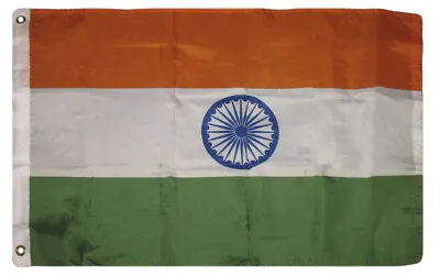 $8.44 • Buy 2x3 India Indian SuperPoly Flag 2'x3' House Banner Grommets 100D