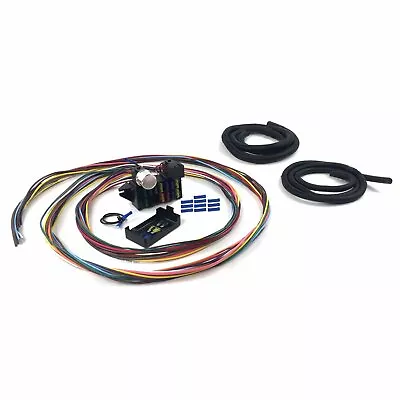 Ultimate 12 Fuse 12v Conversion Wire Harness  47 1947 Ford Coupe  - Club  • $169.91