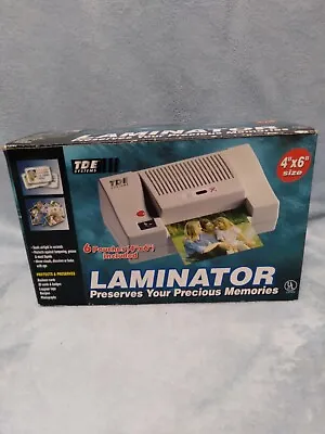 $16.46 • Buy TDE Systems HL-406 4x6 Laminator Perfect For IDs, Badges, Tested & Works Well