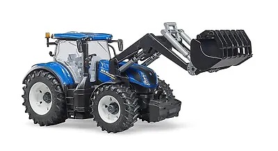 Bruder New Holland T7.315 With Frontloader 1:16 Scale 03121 • $125
