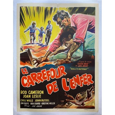 £60.73 • Buy HELL'S OUTPOST Movie Poster  - 23x32 In. - 1954 - Joseph Kane, Rod Cameron