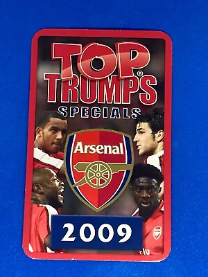 Arsenal FC Top Trumps Football Trading Cards Pick Your Own Trump Card • £1