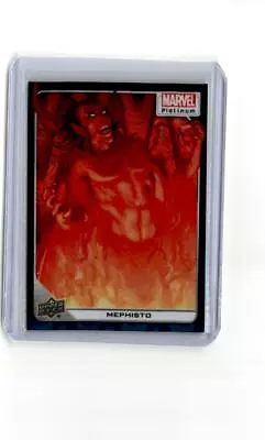 2023 UD Marvel Platinum #44 Mephisto Teal Wave /799 SP • $7.97