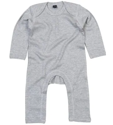 Babybugz Baby Romper Suit - Toddler Plain Cotton Full Body 3-18 Months • £12.79