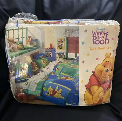 Winnie The Pooh's Rumbly Tummy TWIN PERSCALE SHEET SET New  3 Piece Set • $25