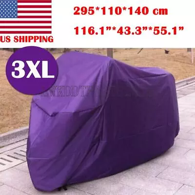 XXXL  Motorcycle Bike Cover For Harley Davidson Street Glide Touring • $26.95