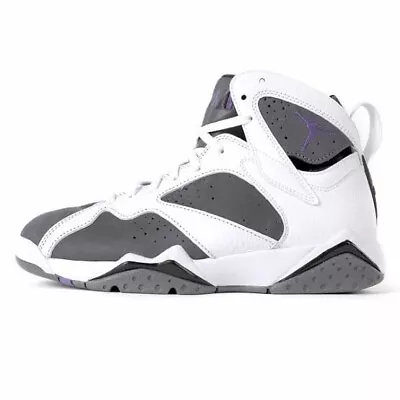 Air Jordan 7 Retro “Flint” Men’s US 13 Flint Grey/White/Varsity Purple Deadstock • $200