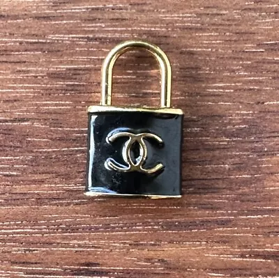 Chanel Gold And Black CC Lock ; 11mm • $20