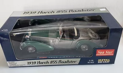 1939 Horch 855 Roadster Car Sun Star Model Collection Die Cast Metal 1:18 #2404  • $59.50