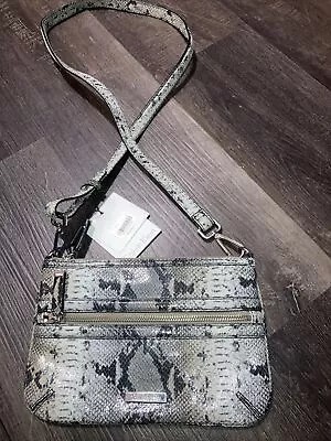 Vintage Calvin Klein Faux Snakeskin Small Shoulder Purse New With Tags • $44.99