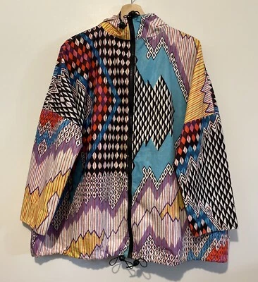 $105 • Buy Rare GORMAN X Kate Kosek “Isometric ” Raincoat Size 8 Fits Up To 12