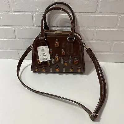 NEW - Vintage MELIE Bianco Brown Purse Crystal Accents • $18