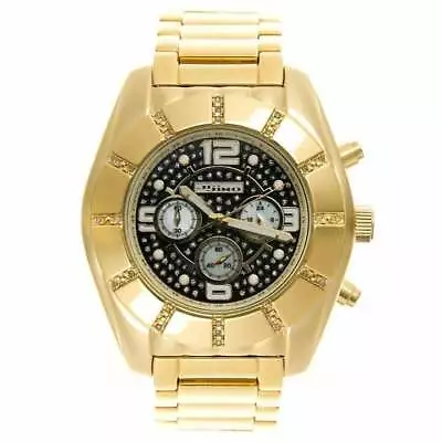 JoJino ROYAL MJ-1214. 53.50 MM . ROUND. MENS Diamond Watch • $239.99