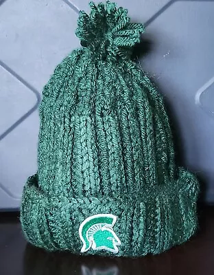 Hand-Knitted Michigan State University Infant Stocking Cap (3 Available) • $10