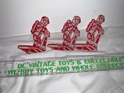 Vintage Major Matt Mason Cake Toppers Astronaut L@@K Rare!! Lot Of 3 • $99.99