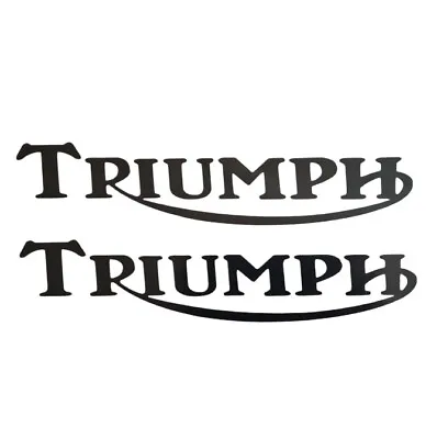 TANK STICKER DECALS X 2 COMPATIBLE WITH TRIUMPH Vintage  Design 1934 1936 Style • £2.89