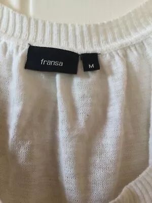 £8 • Buy Transaction Linen And Cotton Cardigan Size M