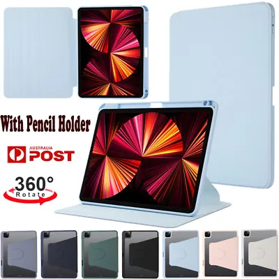 $10.99 • Buy For IPad 10/9/8/7/6/5th Air 5 Pro 11 12.9 Tablet Rotate Leather Case Flip Cover