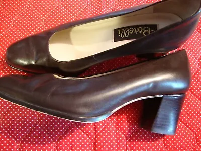 Women's Borelli 'Vera'  Brown Leather Made In Brazil Dress Shoes Heels 7M    265 • $10.79