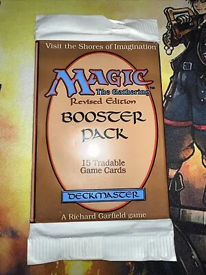 MTG Revised Booster Pack Sealed Unopened Magic The Gathering 1994 Vintage • $140