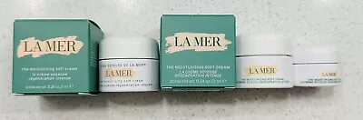 3x La Mer The Moisturizing Soft Cream .24oz/7ml Ea + .11oz/3.5ml = .5oz/17.5ml. • $44.44