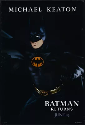 UNFRAMED Batman Returns Movie Poster Prints Canvas Print Decor C • $16.99