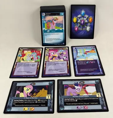MY LITTLE PONY CCG CARD GAME 2013: BOOSTER SET OF ALL COMMON Cards (60 Total) • $8