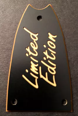 GUITAR TRUSS ROD COVER Engraved EPIPHONE Scoop Casino LIMITED EDITION BLACK GOLD • $16.99