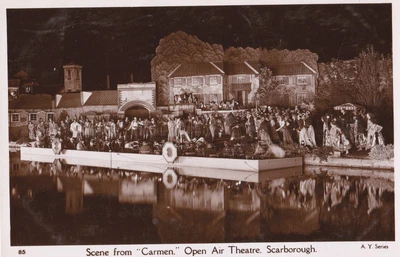£2 • Buy 1935 Rp Postcard:  Carmen  At Open Air Theatre, Scarborough, North Yorkshire