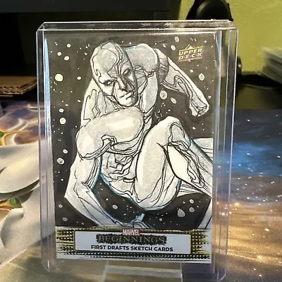 2022 UD Marvel Beginnings 1st Draft Sketch Card Silver Surfer 1/1 🥶 • $150