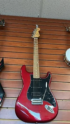 Fender Stratocaster Electric Guitar Candy Red Burst • $500
