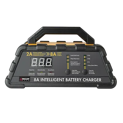 8-Amp 6-Stage Intelligent Battery Charger For 6-Volt And 12-Volt Batteries • $188.06