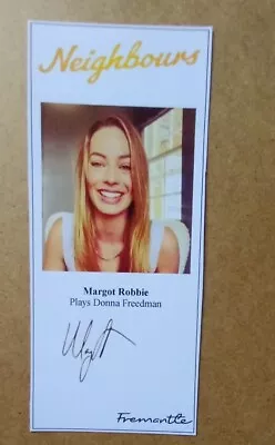 Neighbours Fan Made Cast Card Printed Signature  • £4.99